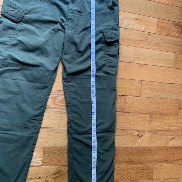 5.11 Tactical Men’s Cargo Pants 34x30 Ripstop Ranger Green – Reinforced Knees - Picture 8 of 11
